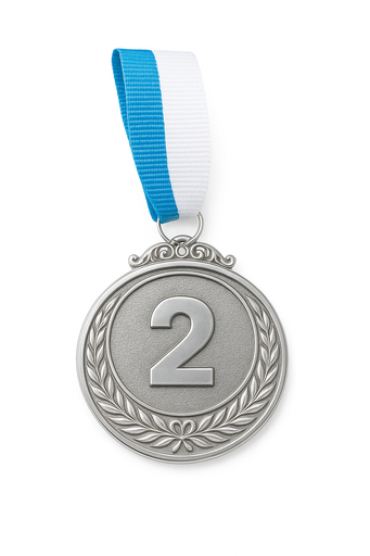 Medalla N. 2 Plata